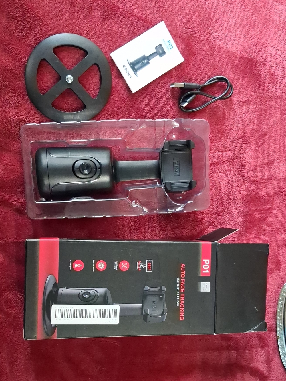 Po1 Black Phone Mount / Auto Face Tracking P01